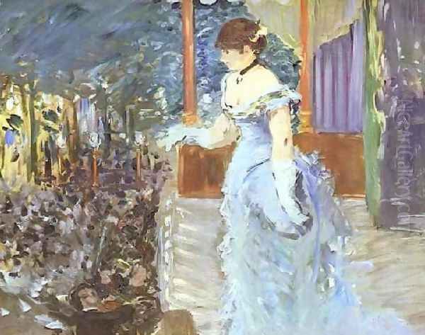 Singer At A Cafe Concert Oil Painting by Edouard Manet