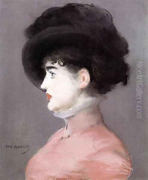 La Viennoise, Portrait of Irma Brunner Oil Painting by Edouard Manet