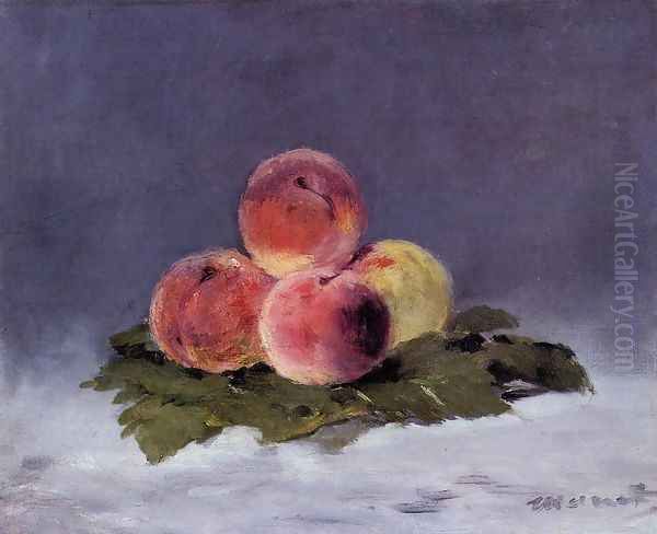 Peaches Oil Painting by Edouard Manet