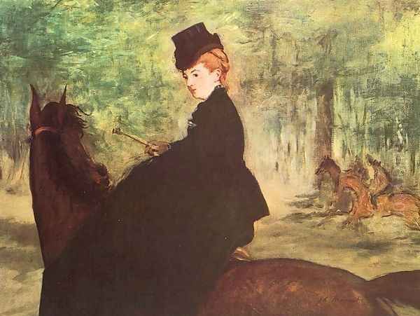 The Horsewoman 1875 Oil Painting by Edouard Manet