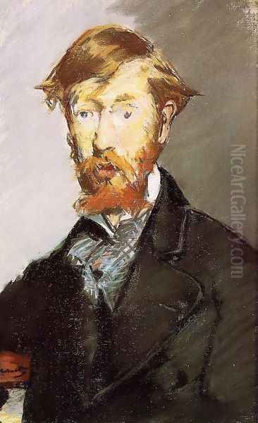 Portrait Of George Moore Oil Painting by Edouard Manet