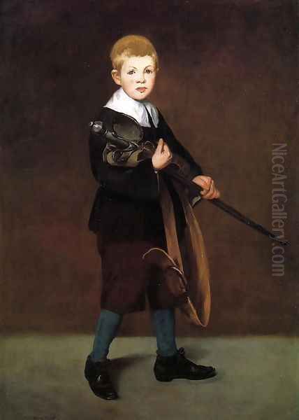 Boy with a Sword Oil Painting by Edouard Manet