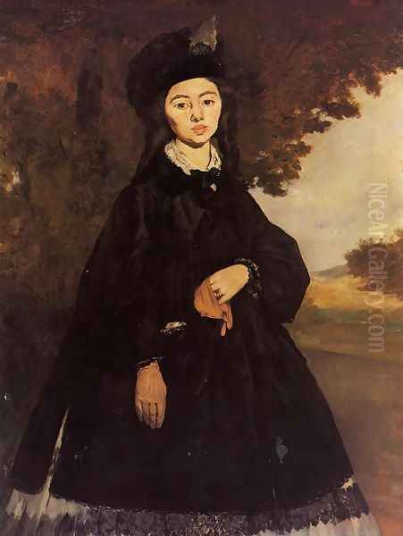 Portrait of Madame Brunet Oil Painting by Edouard Manet