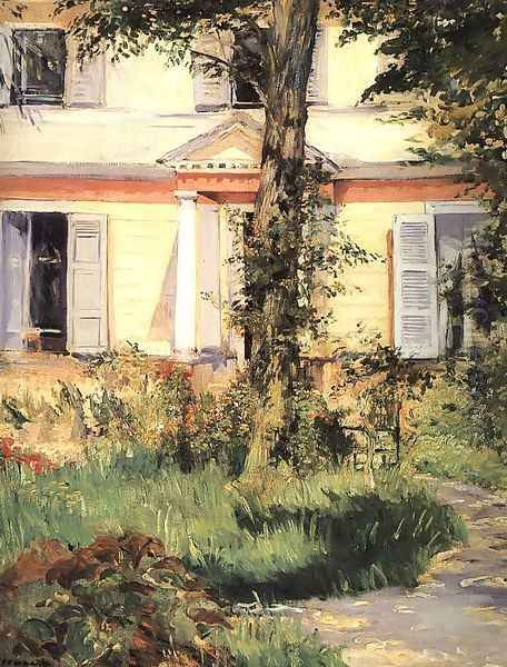 The House at Rueil 1882 Oil Painting by Edouard Manet