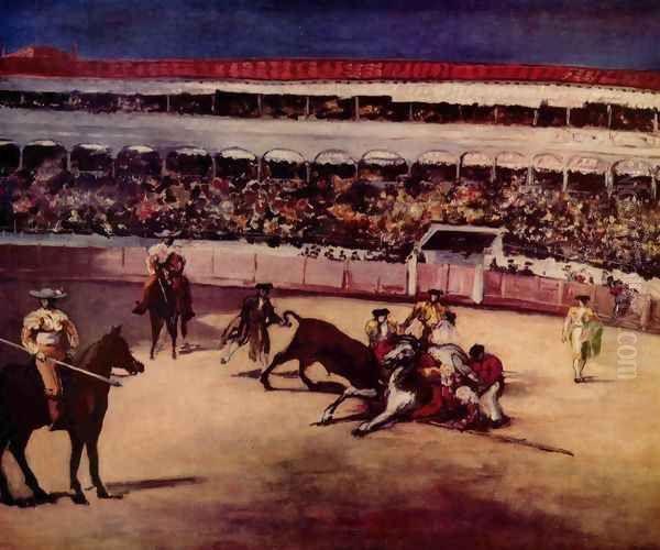 Bullfighting Oil Painting by Edouard Manet