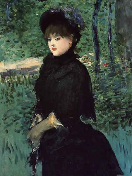 The Promenade Oil Painting by Edouard Manet