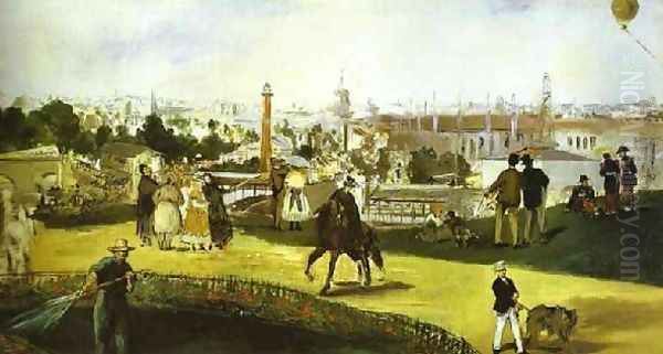 The Universal Exhibition Oil Painting by Edouard Manet