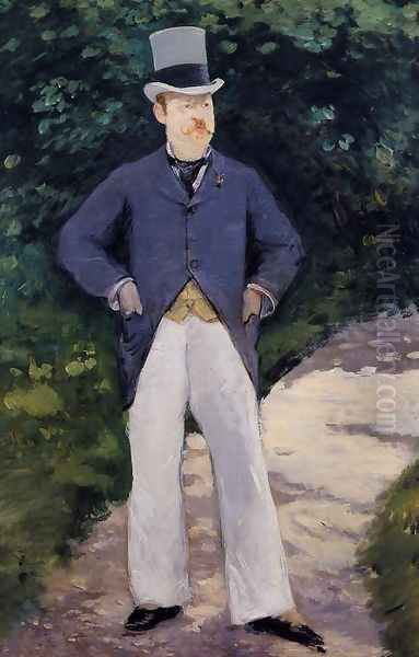 Portrait of Monsieur Brun Oil Painting by Edouard Manet