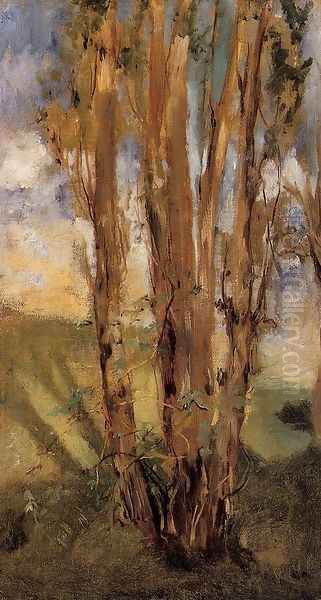 Study of Trees Oil Painting by Edouard Manet