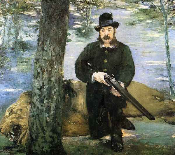 Portrait of M. Pertuiset, the Lion Hunter Oil Painting by Edouard Manet