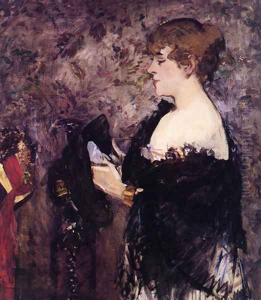 The Milliner Oil Painting by Edouard Manet