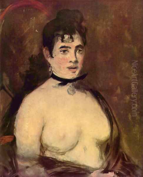 Female Nude Oil Painting by Edouard Manet