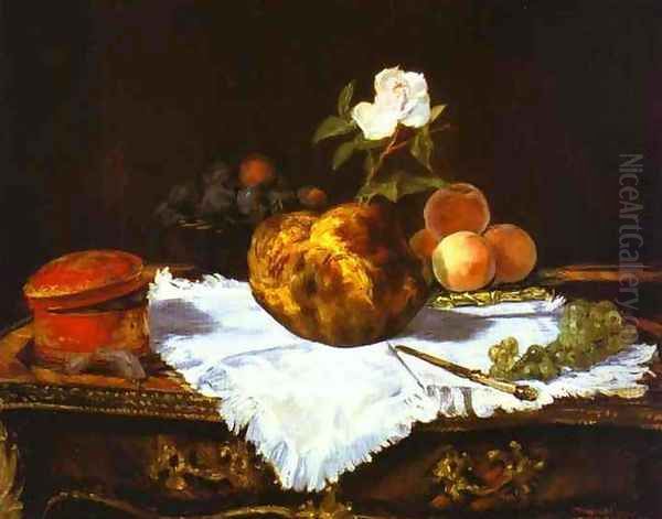 La Brioche Oil Painting by Edouard Manet