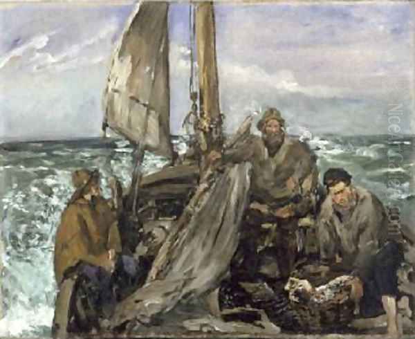 The Toilers of the Sea 1873 Oil Painting by Edouard Manet