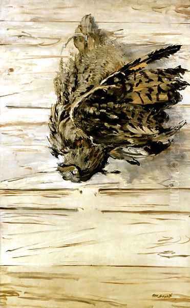 The Great Horned Owl Oil Painting by Edouard Manet