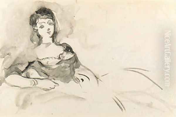 Femme tendue Oil Painting by Edouard Manet