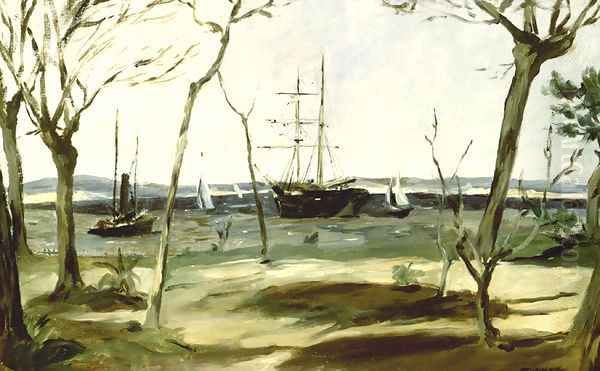 The Bassin d'Arcachon Oil Painting by Edouard Manet