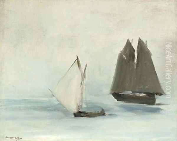 Marine Oil Painting by Edouard Manet