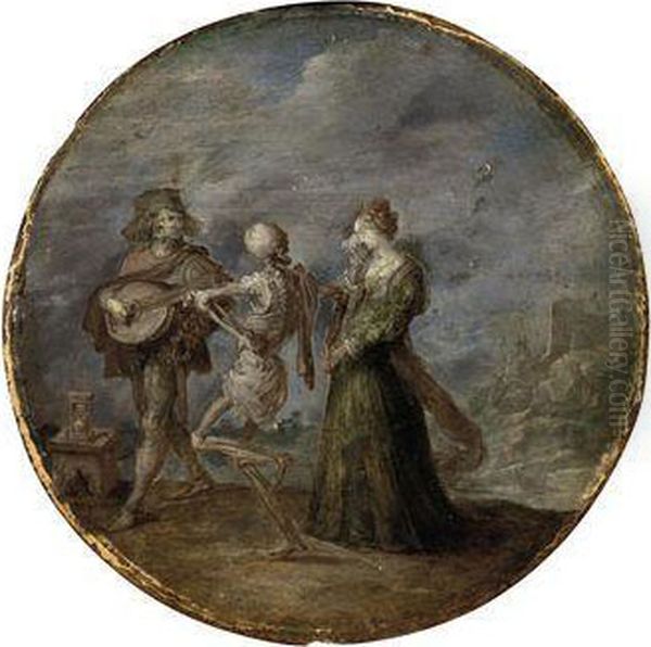 Orpheus And Euridice Oil Painting by Frans II Francken