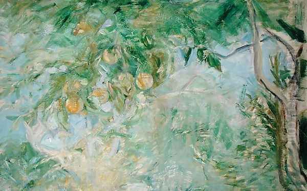 Orange Tree Branches, 1889 Oil Painting by Berthe Morisot