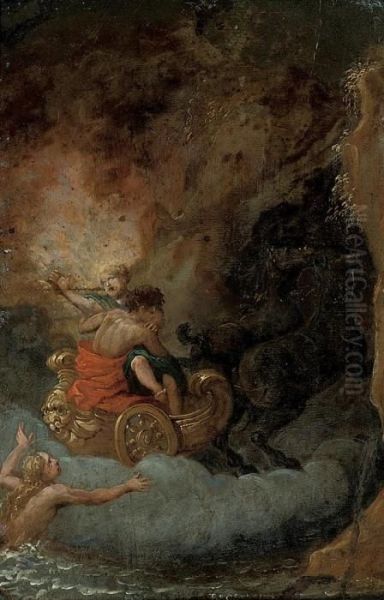 The Abduction Of Proserpine Oil Painting by Frans II Francken