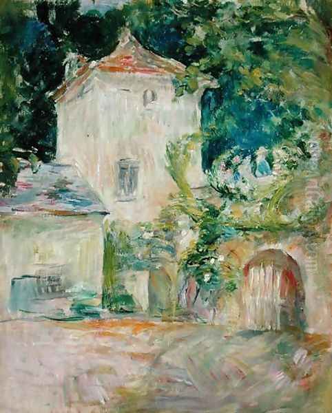 Pigeon Loft at the Chateau du Mesnil Juziers 1892 Oil Painting by Berthe Morisot