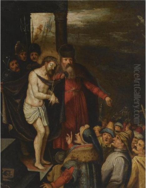 Ecce Homo Oil Painting by Frans II Francken