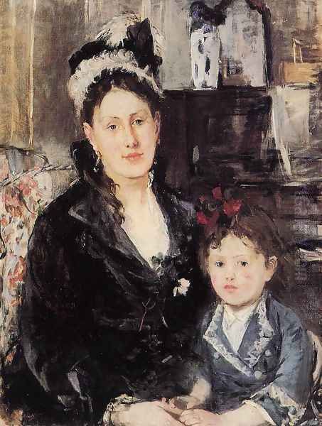 Lady Lilth Oil Painting by Berthe Morisot