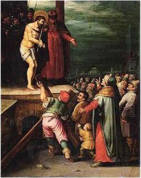 Ecce Homo Oil Painting by Frans II Francken