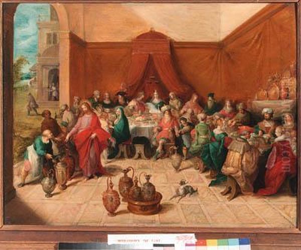 The Marriage At Cana Oil Painting by Frans II Francken