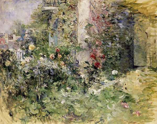 The Garden At Bougival Oil Painting by Berthe Morisot