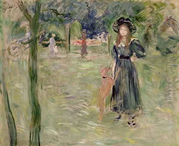 Bois de Boulogne 1893 Oil Painting by Berthe Morisot