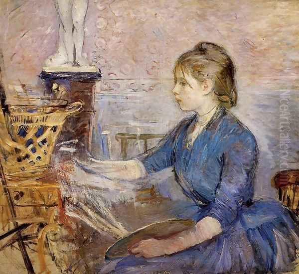 Paule Gobillard Painting Oil Painting by Berthe Morisot