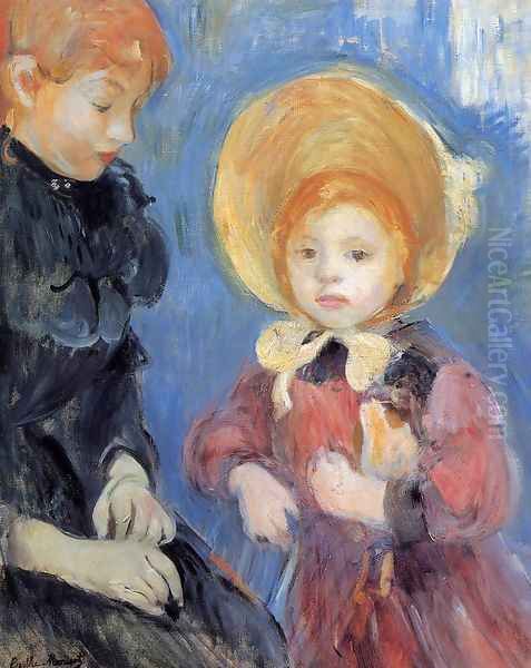 The Black Finger Bandage Oil Painting by Berthe Morisot