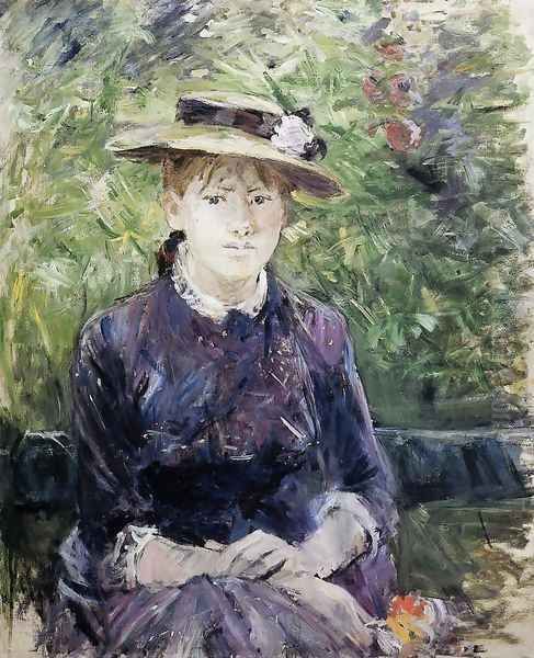 Portrait Of Paule Gobillard Oil Painting by Berthe Morisot