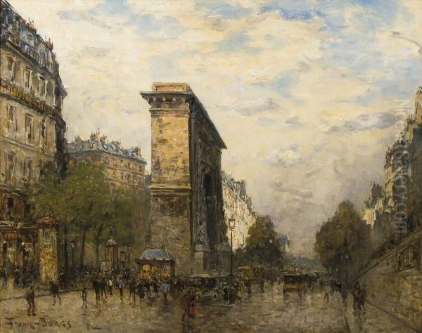 Vue De Paris Oil Painting by Frank Myers Boggs