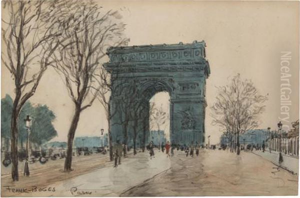 L'arc De Triomphe Oil Painting by Frank Myers Boggs