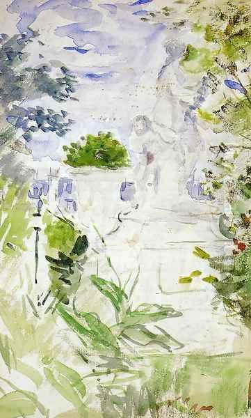 The Tuileries Oil Painting by Berthe Morisot