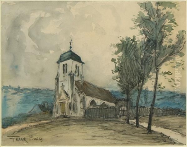 Chapel In The Hills Oil Painting by Frank Myers Boggs