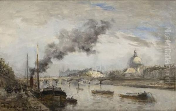 Quai De Seine Oil Painting by Frank Myers Boggs