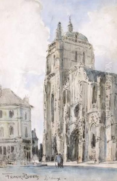 Place De L'eglise De Dreux Oil Painting by Frank Myers Boggs