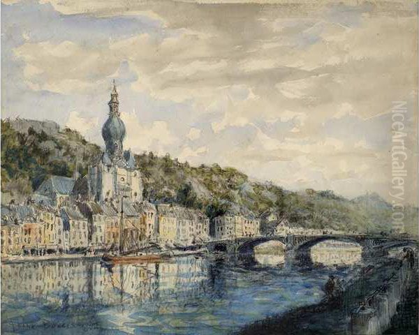 Dinan Oil Painting by Frank Myers Boggs