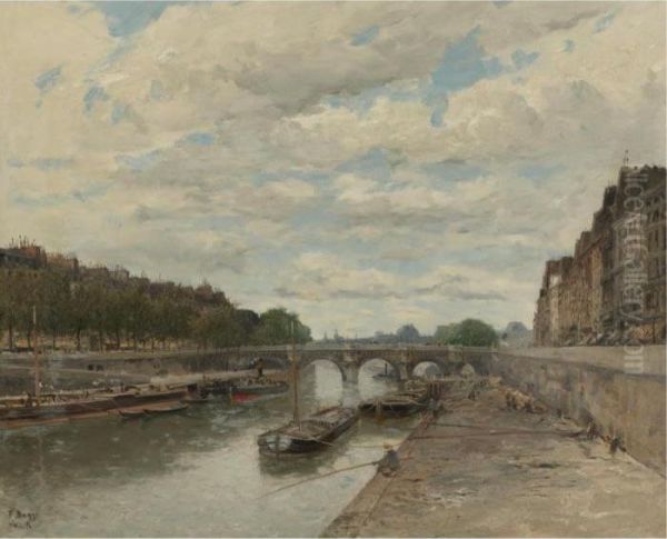 Pont Neuf Oil Painting by Frank Myers Boggs