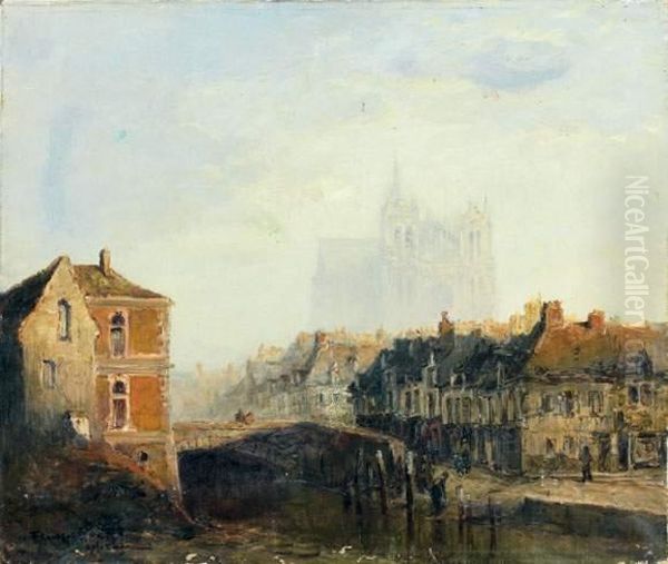 Amiens Oil Painting by Frank Myers Boggs