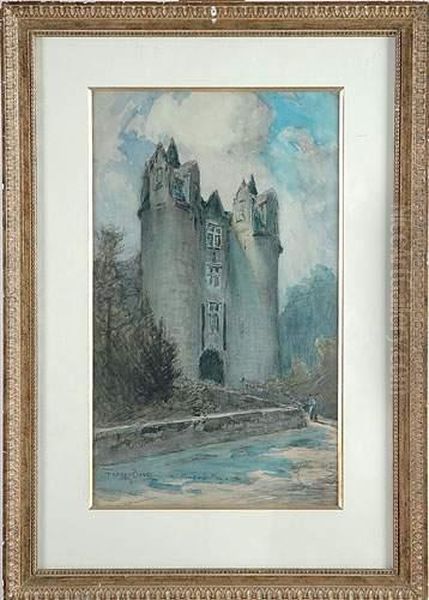 Chateau De Montreuil-bellay Oil Painting by Frank Myers Boggs