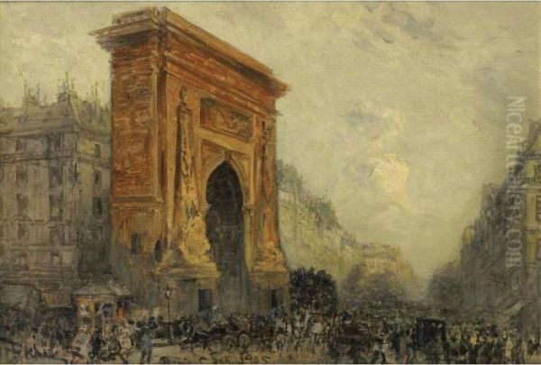 Paris, Les Grands Boulevards Et 
La Porte Saint-denis [frank Myers Boggs, Called Frank-boggs ; Paris, The
 