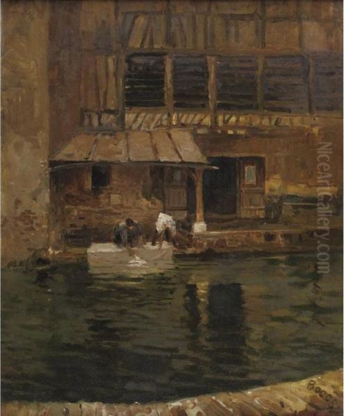 Tannerie Sur La Bievre Oil Painting by Frank Myers Boggs