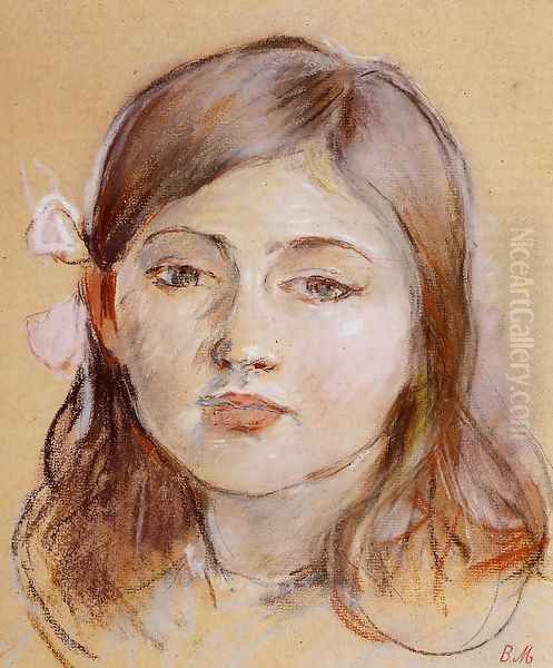 Portrait Of Julie Oil Painting by Berthe Morisot