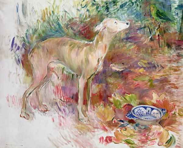 Laerte the Greyhound 1894 Oil Painting by Berthe Morisot