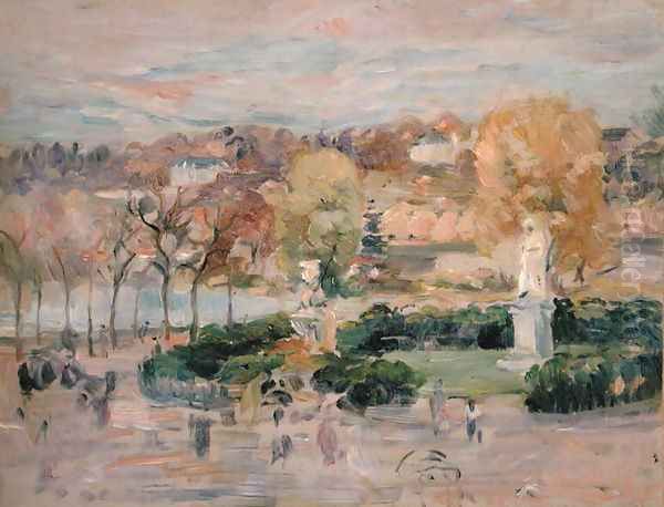 Landscape in Tours 1892 Oil Painting by Berthe Morisot